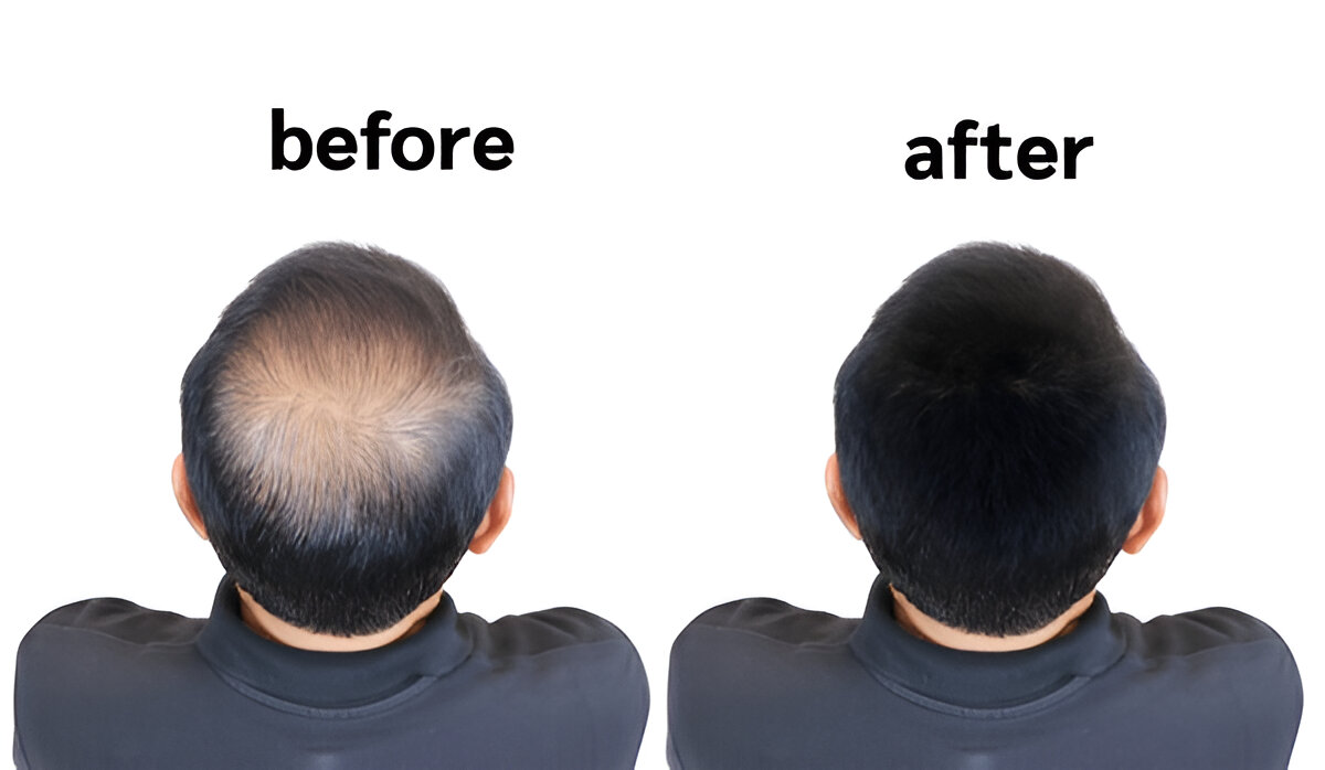Before and After Hair Transplant